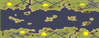 Hostile Waters - Red Alert 2 Map Preview Image